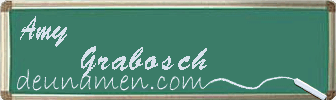 Amy Grabosch Visitenkarte